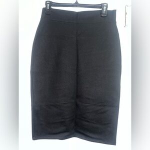 Black pencil skirt
